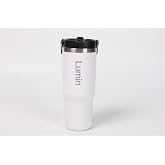 Lumin Flask Pipetli Sporcu Termos Beyaz