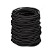 CHRONEXtm 25 Pcs Black Ponytail Holders Hair Elastic Rubber Bands Ties Accessories...