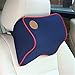 Produktbild Gedächtnis Schaum Auto Sitz Ansatz Kissen SUV Vans LKW Zervikales Dreieck Kopfstütze Mit Justierbarem Bügel Für Selbstbüro Stuhl Stützt Kissen Auflage 4 Farben (Beige Schwarzes Graues Blau) , Blue