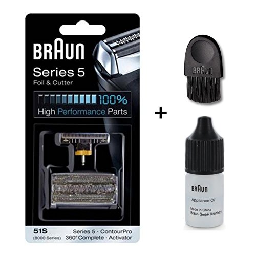 Braun Accessory, Series 5 Combi 51S Silver with Brush and Oil