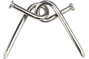 LOGICA GIOCHI Logica Puzzles Art. New York Nails - Metal Brain Teaser - Difficulty 1/6 Easy - Travellers Collection