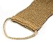 Back and Body Scrubber, Hemp, Natural Exfoliating, Durable Machine Washable, Free Mitt.