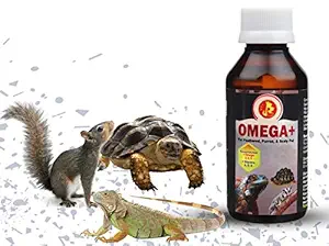 Pet Care International (PCI) Omega+ || Provide Essential Omega and Vitamins || for Healthy Iguana, Gecko and Other Scaly Pets Healthcare || Pack of 2 (30ml x 2)