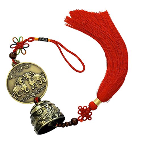 1x Windspiel Klangspiel Anhaengen mit Chinesischer Knoten Feng-Shui-Dekor #2