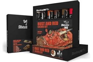Abteilung 502 OIL SET ABT304 Rust and Red Colors Set (6x20ml tubes)