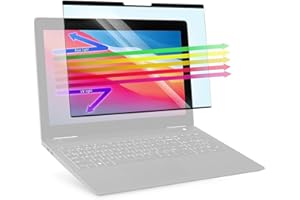 TISSTING Anti Blue Light and Anti Glare Screen Protector, Easy Installation No Bubble, Laptop Screen Filter for 11.6'', 12.1'', 13.3'', 14'', 12.5'​​', 15.6'' Laptop (11.6-16&10)