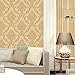 Produktbild FEISHAGN European Style Living Room Wall Bedroom Living Room Wallpaper Background (Size: 0.53*10M) Beige Stripe 6590