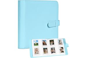 AISNYHO Kwadratowy album fotograficzny do aparatu Fujifilm Instax Square SQ40/SQ1/SQ6/SQ10/SQ20/SP-3 (niebieski)