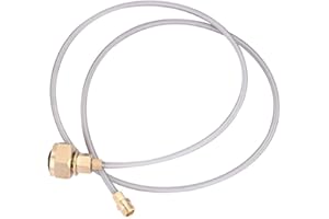 UXSIYA Adattatore per stufa, adattatore per testata serbatoio gas esterno Connettore convertitore serbatoio gas GPL per uso domestico per campeggio, set da pranzo all'aperto