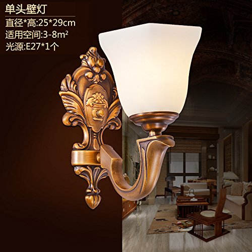 Preisvergleich Produktbild Daadi Die messingkronleuchter bronze Lampen home Wohnzimmer hellen Speisesaal Doppelzimmer, Einzelzimmer Wandleuchten, keine Lichtquelle [Energieklasse A ++]