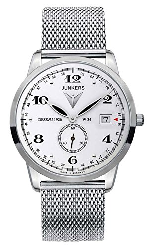 Junkers Herren-Armbanduhr Analog Quarz Edelstahl 6334M1 Junkers Herren-Armbanduhr Analog Quarz Edelstahl 6334M1