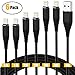 Price comparison product image 6Pack [1MX2 2Mx2 3Mx2 ] Charging Cable CABEPOW for iPhone Charger Cable Lead/Data Sync Fast iPhone Charging Cable Cord Compatible for iPhone X Case/8/8 Plus/7/7Plus/6/6s Plus/5s/5,iPad Case(Black)