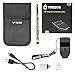 Price comparison product image VUVIV Trezor (Black) Bitcoin Wallet Bundle RFID Pouch, 2 USB Adapters & 1 Sakura Archival Ink Pen for Recovery Seed Sheet (5 items)