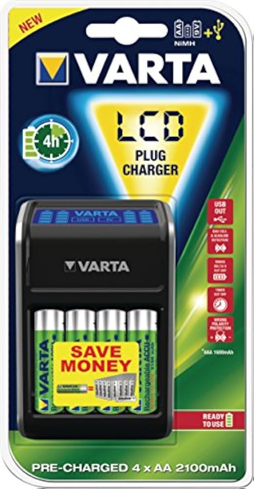 Аккумулятор varta зарядка. Lcd plug charger varta. varta зарядное устройство для батареек.
