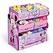 Disney Minnie Mouse Wooden Multi Bin Toy Organiser (Purple)