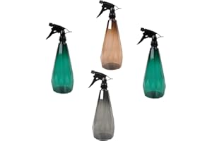 Flacons Pulvérisateurs Vides 500Ml,Canzoon 4Pcs Flacon Vaporisateur Plastique Vert, Thé Brun, Gris Bouteille De Pulvérisation Pour Cuisine Jardinage Flacons Pulvérisateurs