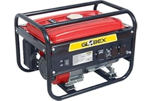 Globex Generatore di Corrente a Benzina 4 Tempi 4kW/5.4 HP
