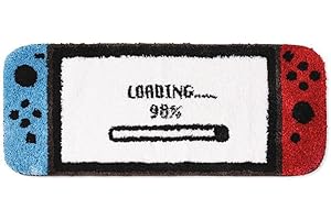 CONVOW Area Controller Gamer Soffici Tappeti Morbidi Antiscivolo Camera da Letto Gaming Coperta da Letto Gaming Room Bambino Ragazzo Gioco Rettangolo Console Grande Tappeto (Tappeti 3,40 * 120cm)