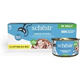 Schesir Jelly Ton Balığı ve Levrek J&ouml;le İ&ccedil;inde Yetişkin Kedi Konservesi 85g