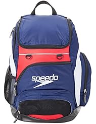 Speedo T-KIT Teamster Mochila, Unisex Adulto, Azul (Navy / Red), 35 l