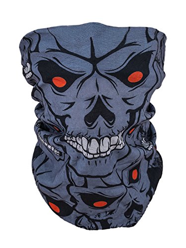 memego - Foulard - para hombre multicolor Multicoloured - Skulls Iron