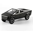 ARNIYAVALA 1:24 Scale Big Tesla Cybertruck Model Diecast Metal Pullback Toy Car With Openable Doors & Light, Music Boys Car For Kids Best Toys Gifts Toys For Kids (Balck), Multicolor