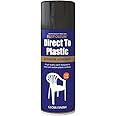 Rust-Oleum AE0030002E8 400ml Direct to Plastic Spray Paint- Black