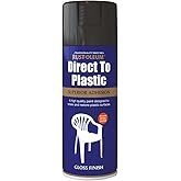 Rust-Oleum AE0030002E8 400ml Direct to Plastic Spray Paint- Black