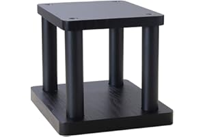 ZHENG HUI SHOP Supporto Per Diffusori Da Pavimento, Supporti Universali Per Diffusori, Supporto Per Diffusori Surround Da Teatro, Contiene Altoparlanti Satellitari E Da Scaffale ( Color : Black , Size : 20cm-D )