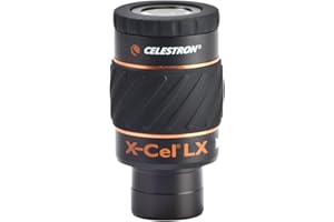 Celestron 93422 X-Cel LX Series 1.25 inch / 7mm Eyepiece, Black