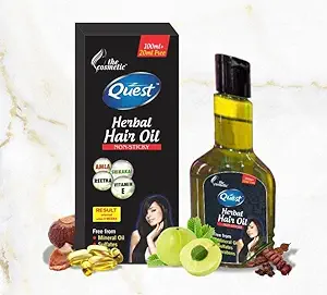 Quest Herbal Hair Oil (Non Sticky) (240 ml)