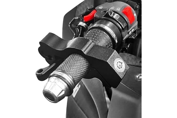 GNOLY Anti-Theft Motorcycle Lock Throttle & Brake Lever Security for Dirt Bike ATV CNC Aluminum Grip Lock Visible Deterrent (1 Pcs)