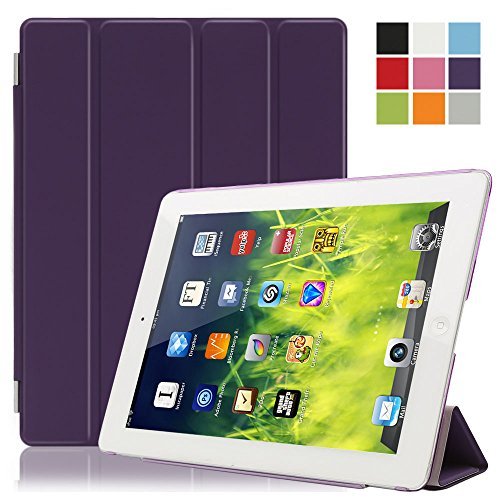 Besmall iPad 2 3 4 Smart Case Violet