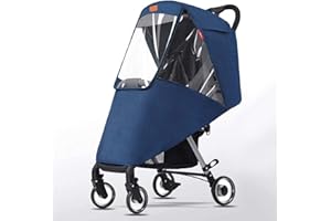 DOEPEBAE Burbuja Lluvia Universal para Cochecito, Cubierta de Lluvia Universal Contra Lluvia y Viento Impermeable, Burbuja de Lluvia de Material de EVA Impermeable