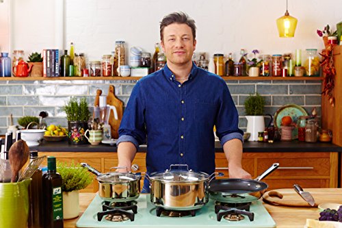 Tefal E79122 Jamie Oliver Induction Stielkasserolle mit Glasdeckel, 16 cm, 1,4L, Edelstahl - 4