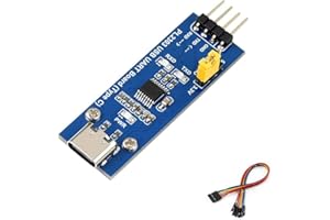 COOLWELL PL2303 USB To UART (TTL) Communication Module, USB-C Connector,Adopts PL2303GS New Version Device,Compatible 1.8V/2.5V/3.3V/5V Logic Level