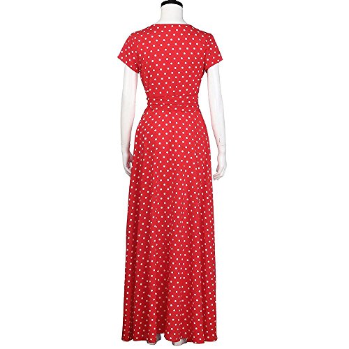 Xinan Damen Sommer Langes Cocktail Strand Kleid - 5