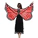 Produktbild Alaso Schmetterling Kostüm, Frauen 147 * 70CM Weiche Gewebe Schmetterlings Flügel Schal feenhafte für Show/Daily/Party/Tanzen Halloween Cosplay Weihnachten Cosplay Kostüm Zusatz