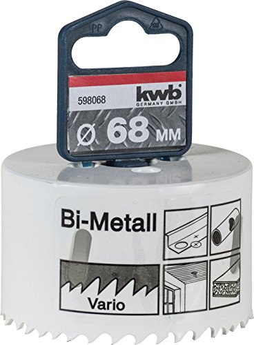 kwb Ø 68 mm Lochsäge HSS-Bi-Metall 598068 (Vario-Zahnung, 8% Cobalt, hohe Rundlaufgenauigkeit) - 2