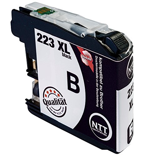 N.T.T.® 4x XL Tintenpatronen kompatibel zu LC-223 , LC-225 , LC-227 (1 Schwarz, 1 Cyan, 1 Magenta, 1 Yellow) für Brother mit aktuellstem Chip DCP-J4120-DW, MFC-J4420-DW, MFC-J4425-DW, MFC-J4620-DW, MFC-J4625-DW, MFC-J5320-DW, MFC-J5625-DW, MFC-J5720-DW, MFC-J5600, MFC-J5620-DW, Druckerpatronen - 2