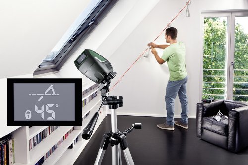 Bosch PLL 2 Kreuzlinienlaser Set + Zielplatte + Schutztasche + Stativ (Arbeitsbereich 10m, Nivelliergenauigkeit ±0,5 mm/m) - 2
