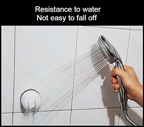 taleemall starker Saugnapf Dusche Halterung Wand montiert, wiederverwendbar Handbrause Halter mit keine Bohren und Schäden - 3