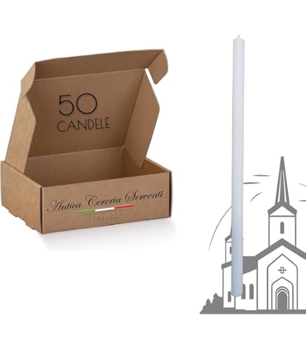 4 8 candele bianche di cera a tonde 6 cm per in casa decorazioni festività