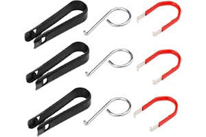 Gebildet 3+3+3 Universal Car Locking Lugg Däck Mutter Center Kåpa Hatt Avdragare Pincett Bult Mutter för bilar, 9PCS Hjulbultslock Kåpa Borttagningsverktyg