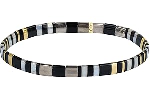 KELITCH Tila Miyuki Bracelet En Perles Bracelet Extensible À Brins Colorés Bracelet D'amitié Mixte