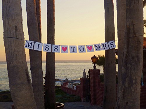 2-in-1 Ms to Mrs Party Banner Jungesellinnenabschied by Sterling James Co. - 3