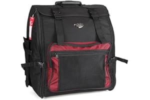 Leuchtklang Akkordeon Trolley Rucksack für 120 Bass Akkordeon GigBag Tasche