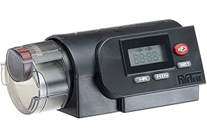 Hydor Mangiatoia Automatica Digitale per Acquari MIXO, Cibo Pesci, 90 ml, Programmabile, Max 2 Somministrazioni al Giorno