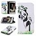 Produktbild Handy schützen, Case für Samsung Galaxy j7 (2017) j2 pro 2018 kartenhalter Brieftasche mit Stand Flip Muster voller körper fällen Panda Harter pu-Leder für j7 für Samsung