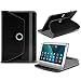 Produktbild Huawei MediaPad (Schwarz) M2 [8 ] [stand] für Huawei MediaPad [M2 ] 8-zoll Tablet-PC hülle, Tasche Cover Tablet [stand] Dauerhafte synthetischen PU Leder 60 Roatating Hülle [stand] mit 4 Federn von Ich- Tronixs